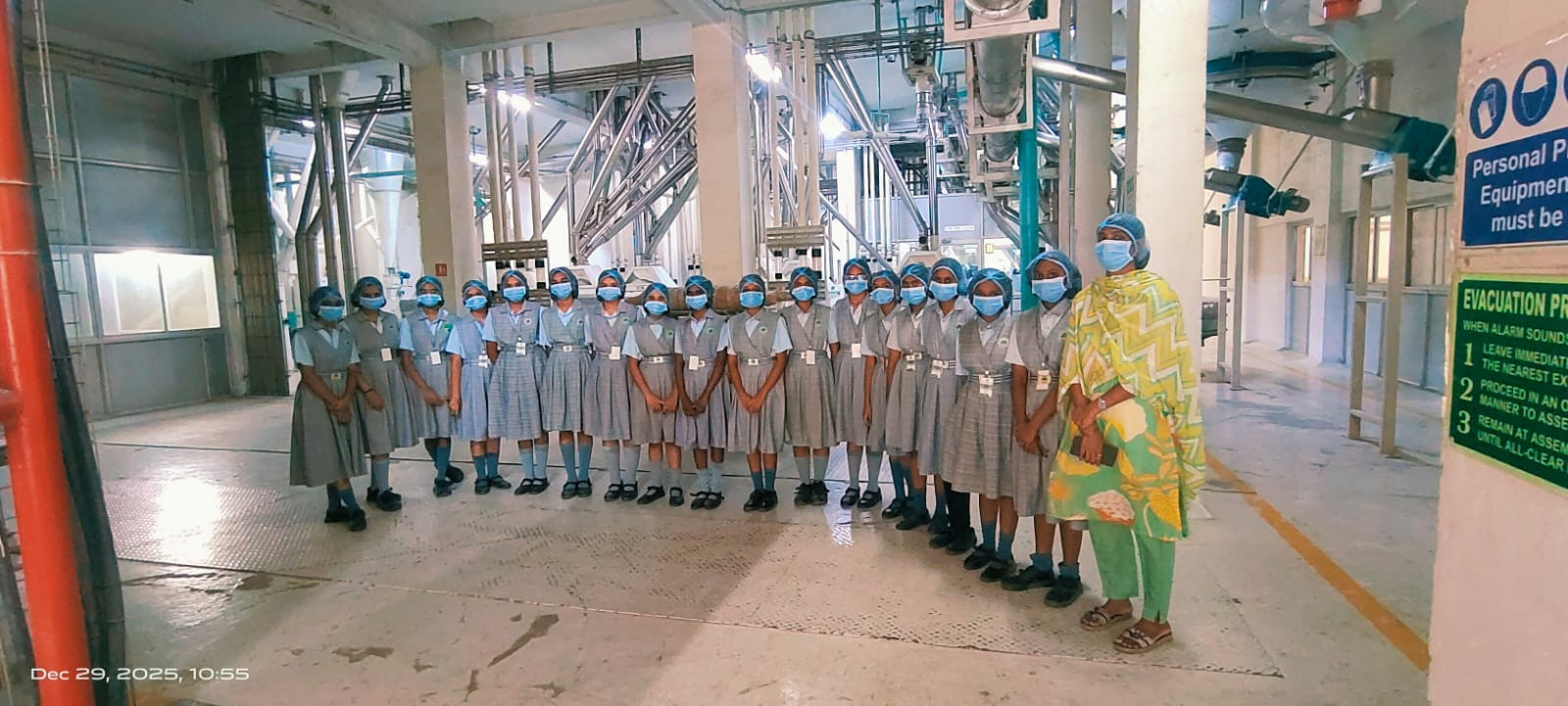 Class 9 - Educational Field Trip to Harmony Foods Pvt. Ltd
